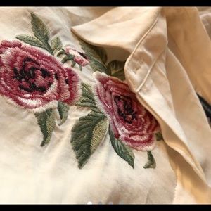 Silky button up shirt